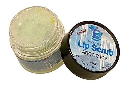 Diva Stuff Ultra hidratantni piling za usne za meke usne, nježni piling, hidratantna krema i regenerator, ¼ oz-proizvedeno u SAD-u