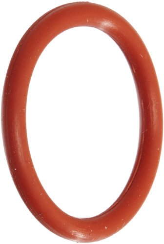 236 silikonski O-prsten, 70a Durometar, crveni, ID 3-1 / 4 , 3-1 / 2 OD, 1/8 Širina