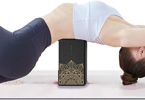 Nuveti joga blokovi set od 2, visoko gustoće joge blokove pjene za proizvodnju za poboljšanje