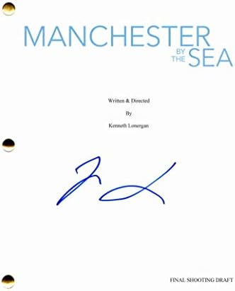 Lucas Hedges potpisan autogram - Manchester uz more - potpuni filmski scenarij