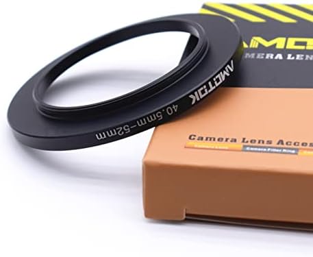40,5 mm na 52 mm adapter za objektiv kamere, 40,5 mm do 52 mm Korak brzih prstena zvona, kompatibilan je svih 52 mm Filter accestory.made sa CNC obrađene
