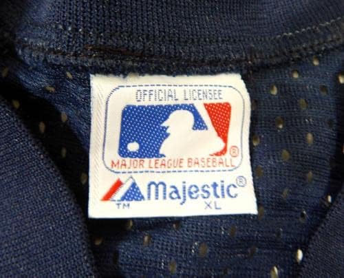 1983-90 California Angels Blank Igra Izdavana Plusa Blue Džersey Bating Perse XL 758 - Igra Polovni MLB dresovi