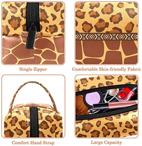 Toaletna torba Viseći DOPP komplet za muškarce Vodootporna vrećica za brijanje za putovanja, Leopard žirar Giraffe