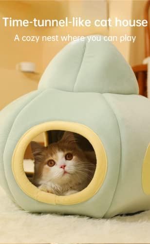 SSDHUA Cat Nest Space Ship Cat House leteći tanjir Cat Nest pećina Cat House periva kuća za tunele za mačke