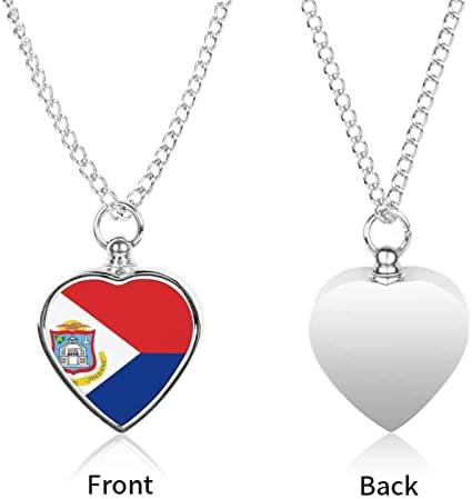 Zastava Sint Maarten ogrlica za kućne ljubimce za pse mačke pepeo Memorijalni privjesak za uspomenu nakit za muškarce i žene sa kompletom za punjenje