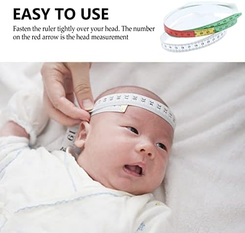 Zerodeko Bijela Gaffer traka traka za mjerenje tijela dojenčadi obim glave mjerna traka 2kom za bebe Dječija Pedijatrija ravnalo za mjerenje tijela dodatna traka za mjerenje tijela