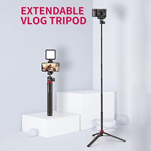 XIXIAN MT-44 proširivi Mini tr stalak fleksibilni prijenosni selfi štap sa rotirajućom kugličnom glavom za brzo oslobađanje ploče Max. Nosivost 1.5 kg za Smartphone Kamera Live Streaming Vlog