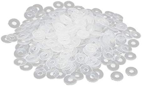 X-dree M3 PE plastični ravni jastučići izolacijski perilica za brtve za brtvenje 300pcs (m3 pe Almohadillas Planas de plástico arandelas aislantes juntas fijador 300pcs