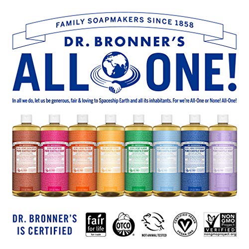 Dr. Bronner's - Pure-Castile tečni sapun - napravljen od organskih ulja, 18-u-1 Upotreba: Lice,