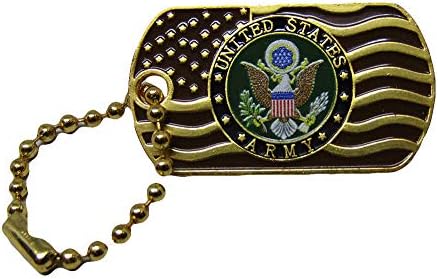 MWS paket od 12 Sjedinjene Države vojske mahala zlatnom zastavom kapu kapu za kapu za pin / ključ lanac