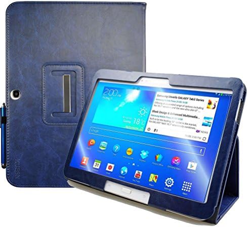 Kuesn za Samsung Galaxy Tab 4 10.1 SM-T530 T531 omot za knjige i Tab 3 10.1 GT-P5200 P5210 tablet Folio preklopna futrola za knjige sa magnetom zatvorena