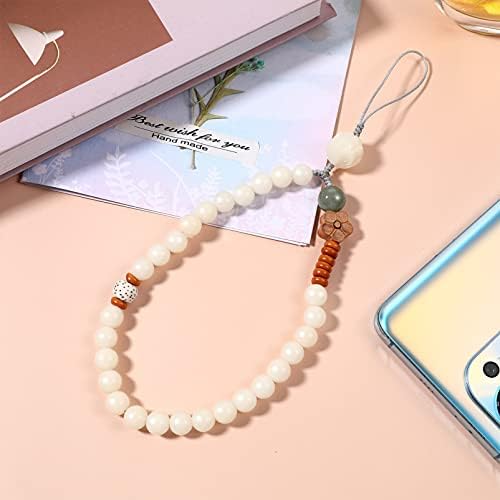UKCOCO Telefon narukvica Buddha perle traka za mobilni telefon vezica privjesak za ključeve viseći privjesak Kineski stil Telefon uže za zapešće