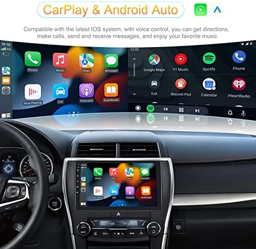 NHOPEEW Android 11 Carplay radio za Toyota Camry 2015 2017, 2GB + 32GB 10,1 inčni kockica za ekranu