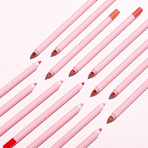 1 kom mat olovka za usne, dugotrajna kremasta olovka za usne, olovka za usne u 12 boja olovka