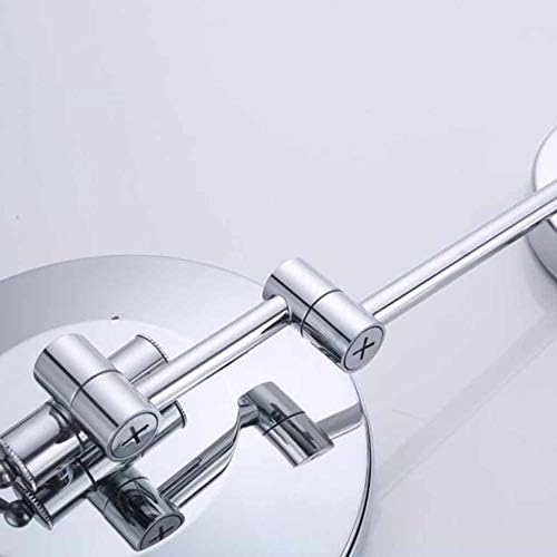 Zshyp toaletno ogledalo sa svetlima 10x uvećanjem, ogledalo za šminkanje 360 Rotirajuće Kozmetičko ogledalo