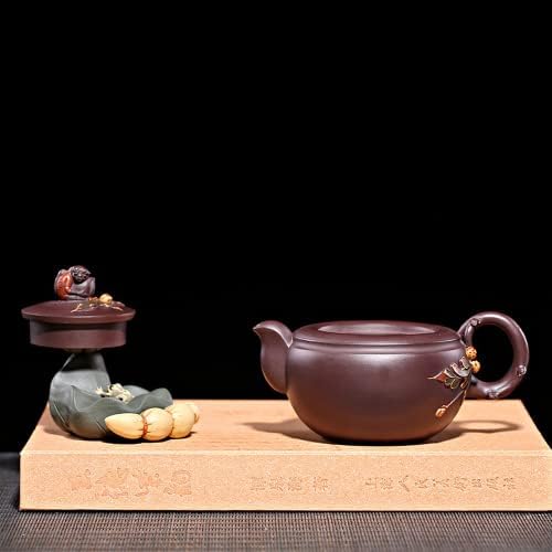 Xialon 8.2cm Purple Clay Lotus Sjeme za držač za držač za čaj za čaj za čaj za čaj Zen Creative ukrasi
