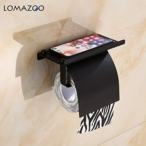 XXXDXDP Sažetak zidnih toaletnog papira Držač za papir Kupatilo 4 Boja učvršćenja od nehrđajućeg čelika Nosači papira sa telefonskim policama