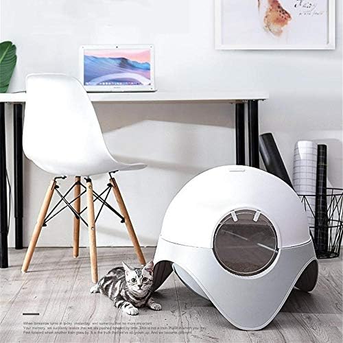 DHDM Creative Closed Pets Cats balege sliv plastične potrepštine za čišćenje umivaonika za kućne ljubimce za svemirske kapsule Cat WC mačke kutija za smeće