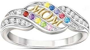 Prstenje za vjenčanje i angažman za žene poklon poklon za odmor majčin mojbo boja Ženski prsten za žene