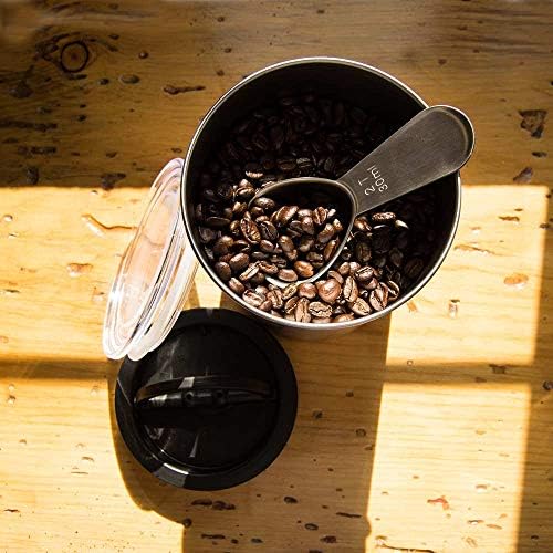 AirScape kanister za kafu od nerđajućeg čelika & amp; Scoop Bundle - posuda za skladištenje hrane - patentirani