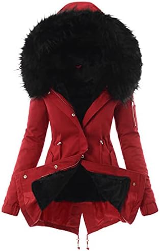 Ženski zimski topli kaputi debeli kapuljač kaputić za nadzoru plišane parke jakne topla dugačak puffer niz dugih rukava