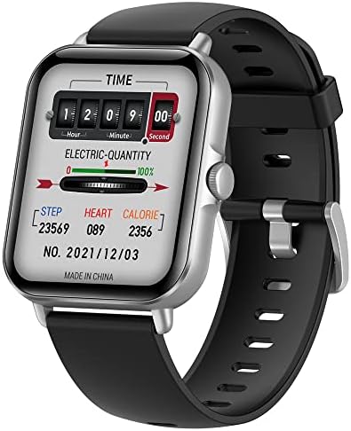 By Benyar 2022 Novi L21 Bluetooth odgovor Smart Watch s monitorom za otkucaje srca i monitoru za spavanje Muškarci Puni dodirni Poziv na fitness Tracker IP67 Vodootporni pametni sat Unisex + kutija