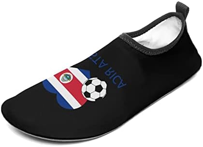 Love Costa Rica Soccer Quick-suha vodene cipele za plažu Swim Surf Water Sport Slip-on Aqua Socks za žene Muškarci