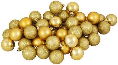 Kipokalor plava Jelka Ball Ornamenti Mini Shatterproof saten sjajna i Glitter Finish sijalica Božić ukrasi