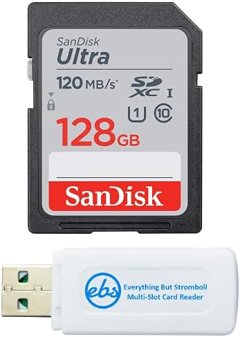 SanDisk Ultra SDXC 12GB SD kartica za Nikon kompaktna kamera radi sa P950, W150, B600, A1000 Klasa 10 paket sa svime osim Stromboli SD & čitač mikro memorijskih kartica