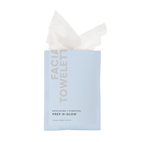 Nuface Prep-N-Glow ručnik za lice – piling i hidratantne maramice za lice