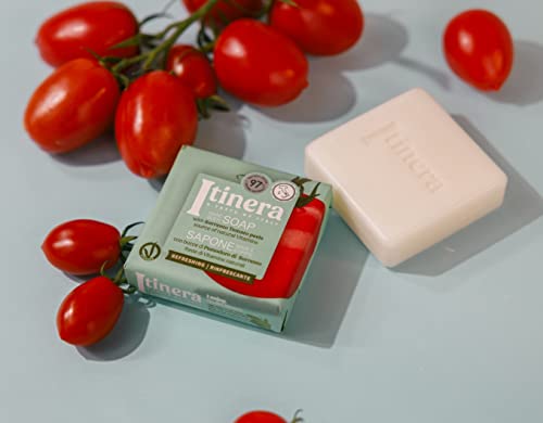 Itinera osvježavajući sapun za tijelo ruku sa Sorrento korom paradajza - sa biljnim glicerinom-prilagođen veganima-97% sastojaka prirodnog porijekla