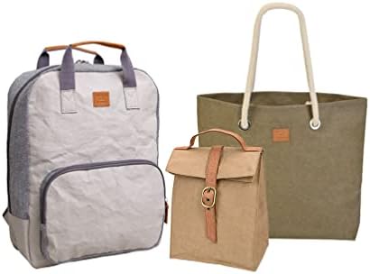 Out of the Woods paket: papirni ruksak, čist kabl za kupovinu, papirna torba za ručak
