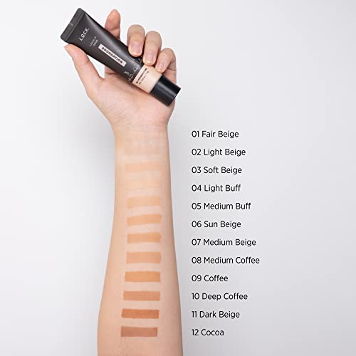 L. O. C. K. Boundation 6 Sun Beige + Makeup Setting finish sprej za dugotrajnu šminku