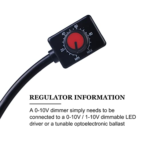 2-10V LED dimmer prekidač: DC 0-10V LED dimmer prekidač, mini regulopter okretni prekidač, lampica zatamnjena lampica zatamnjenje zatamnjenja za zatamnjeno, udruženo svjetlo, lampica