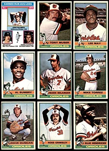 1976 O-pee-chee Baltimore Orioles u blizini Team Set Baltimore Oriole Vg / Ex Orioles