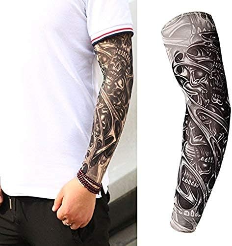 Satisfounder 10 PCS Arts rukavi za zaštitu od Sunca za privremenu tetovažu lažni rukavi za pokrivanje tetovaža