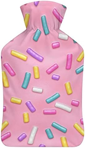 Pink Donut Glazura plišana voda ubrizgavanje gume vruće vodene vrećice Prijenosne tople vode toplije zagrijavanje