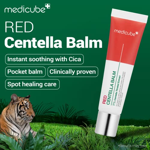 Medicube crveni balzam za Centellu / / visoko koncentrirani rastvor tipa balzama sa 1% titriranim ekstraktom Centella / specijalni rastvor za njegu nakon izbijanja i bez umjetnih boja / bez umjetnih mirisa / Korean Skincare