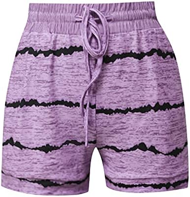 MIASHUI Yoga šorc za žene sa džepovima pantalone Print Casual šorc kratki labavi zavojni ženski šorc za ljeto ispod 10 godina