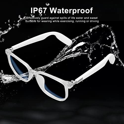Pametne Bluetooth naočare, naočare za sunce sa zvučnicima mikrofon, IP67 vodootporan Hands Free Calling,